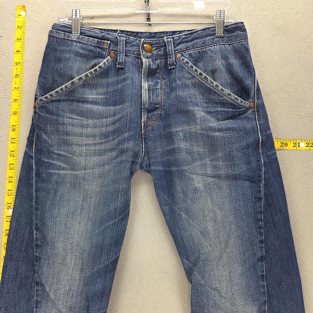 Vintage Levis Engineered Jeans Mens 29x32 Blue Twisted Button Fly Medium Wash - Picture 13 of 16